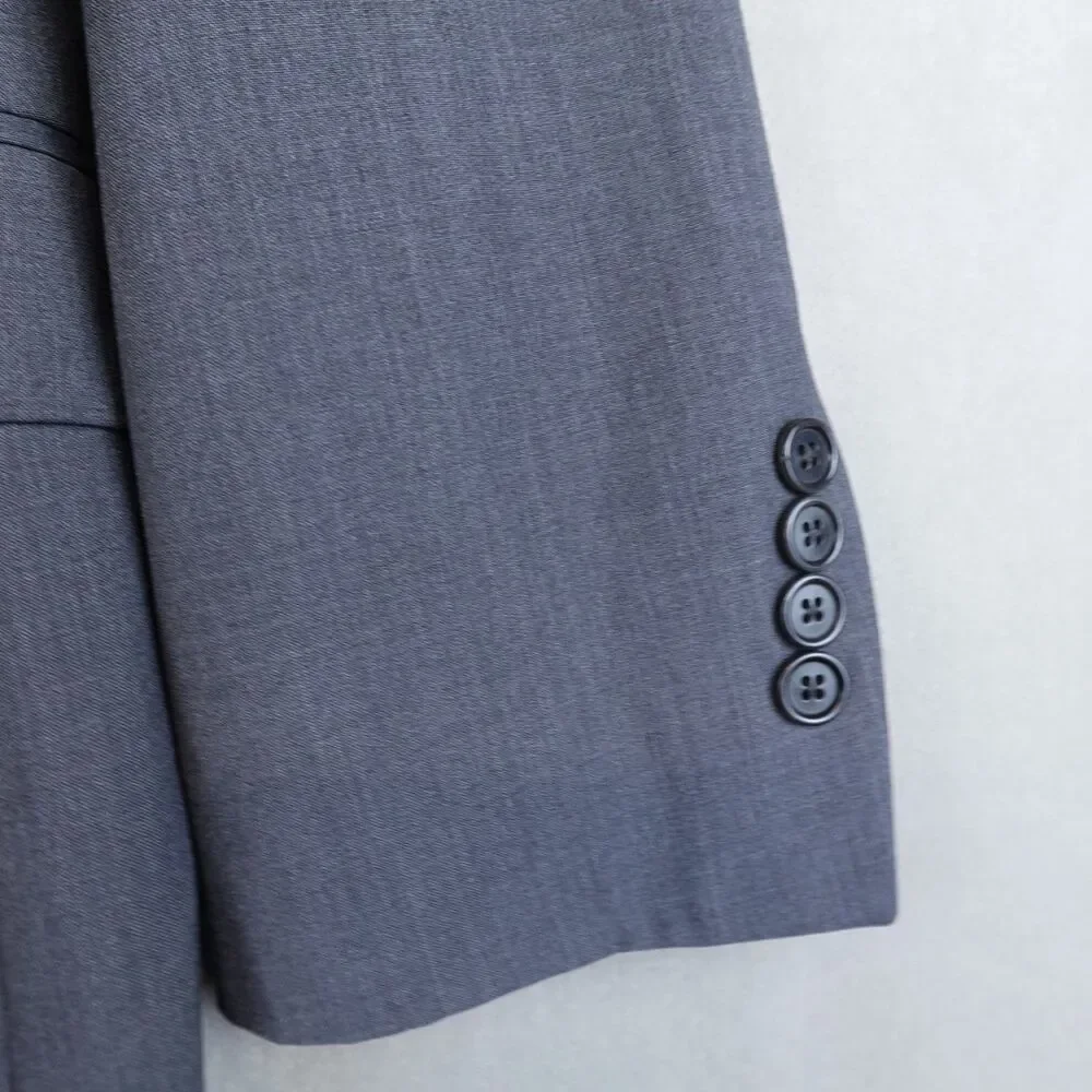Brooks Brothers Explorer Blazer Men 43R Gray Explorer Madison Fit Wool Blend